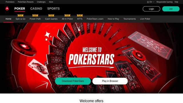 PokerStars Casino casino screenshot
